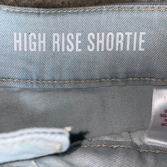 High Rise Jean Shorts - Picture 3 of 4
